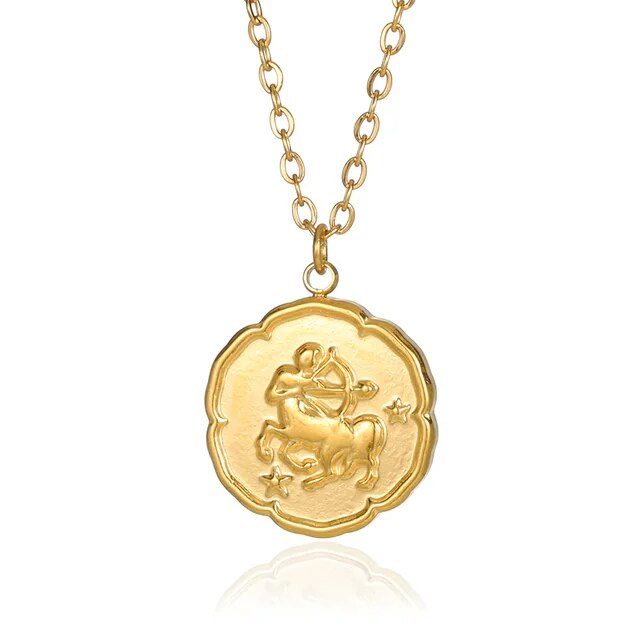 Calla™ Gold Plated Zodiac Sign Necklace