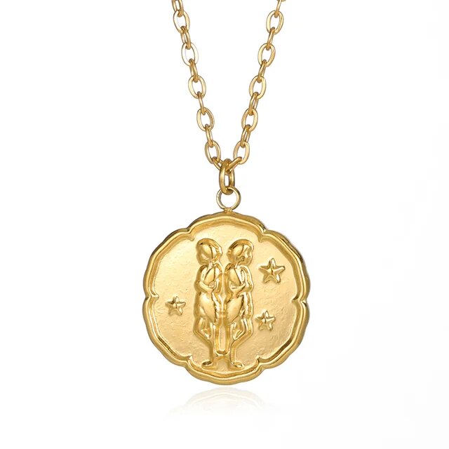 Calla™ Gold Plated Zodiac Sign Necklace