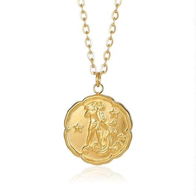 Calla™ Gold Plated Zodiac Sign Necklace