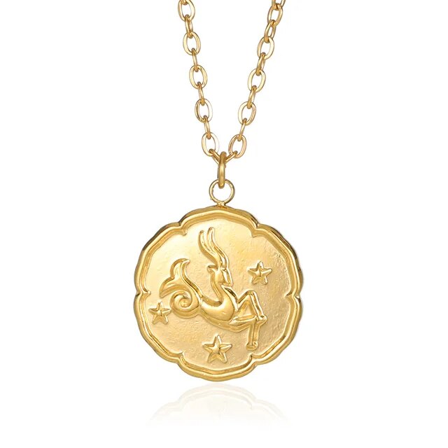 Calla™ Gold Plated Zodiac Sign Necklace
