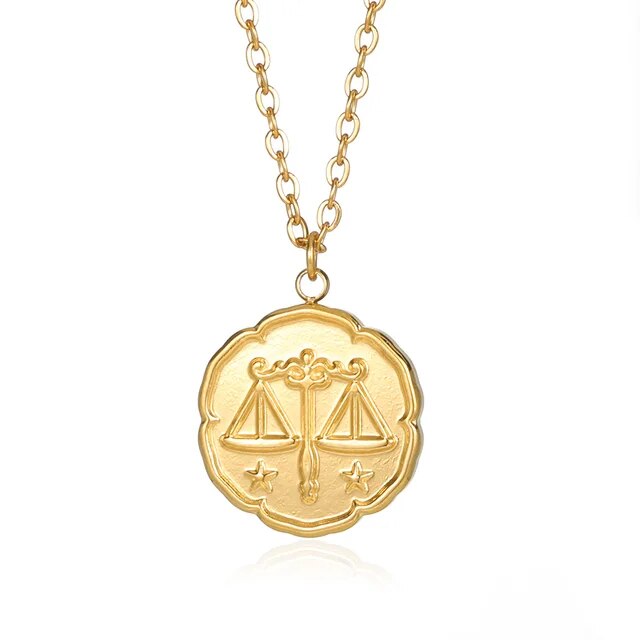 Calla™ Gold Plated Zodiac Sign Necklace