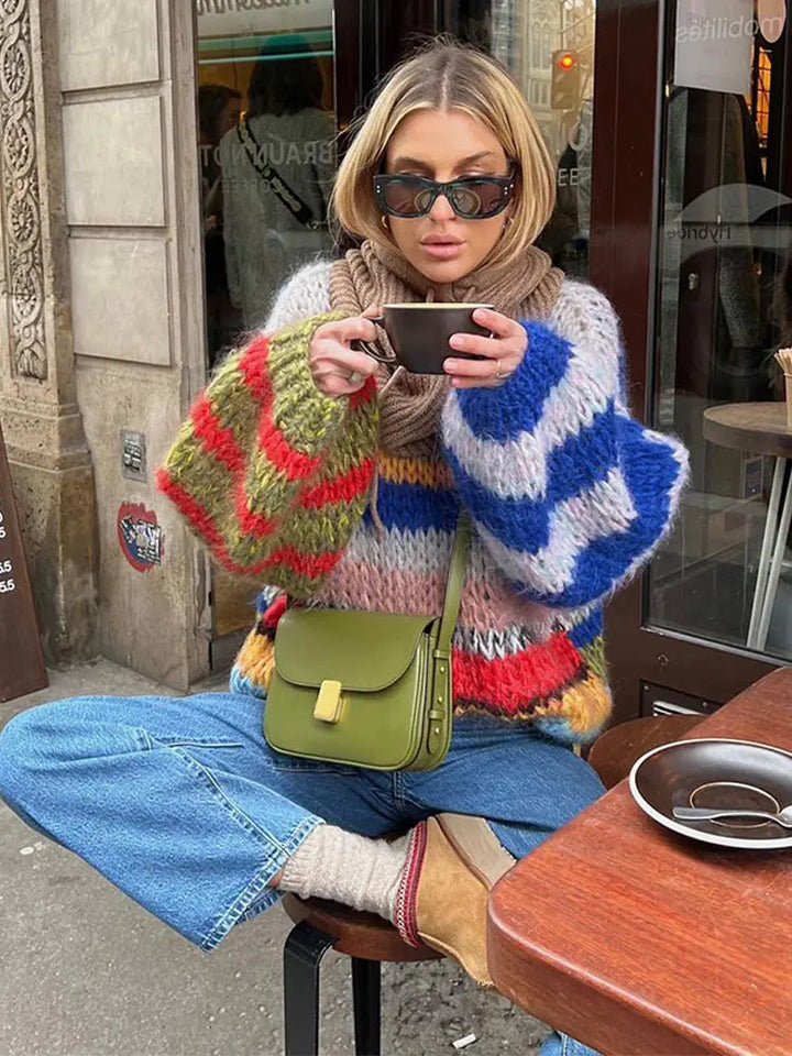 Sophia Kleurrijke Sweater
