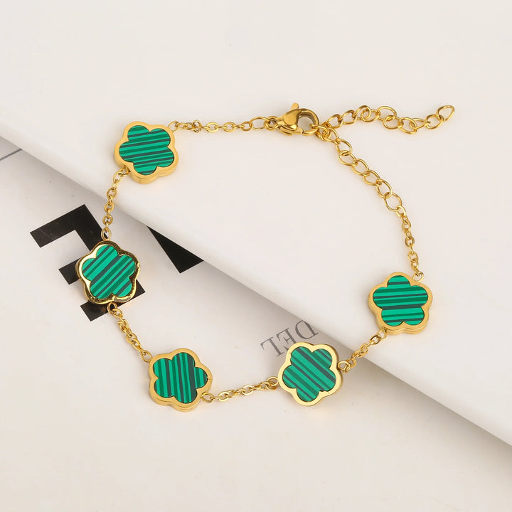 Chantelle™ Five-Leaf Clover Bracelet