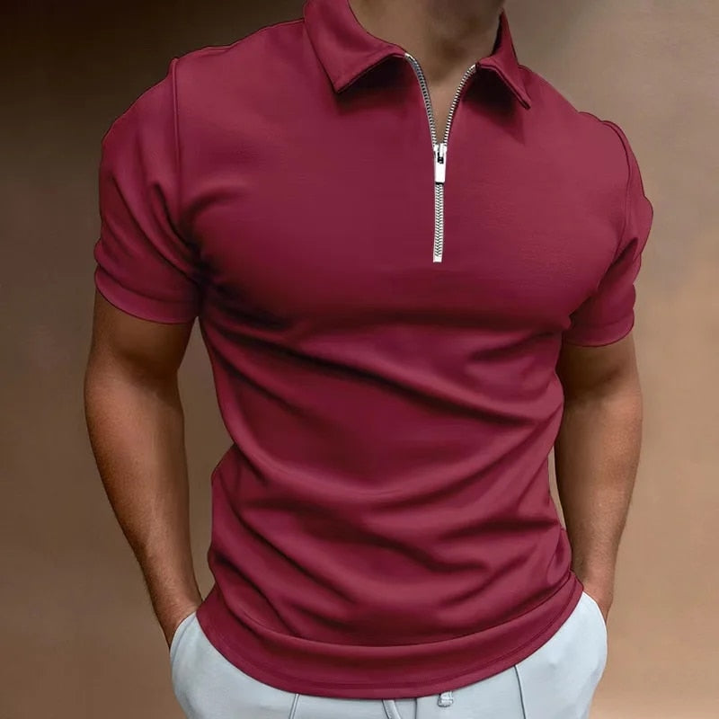 Stylish Zip-Up Polo for Effortless Chic