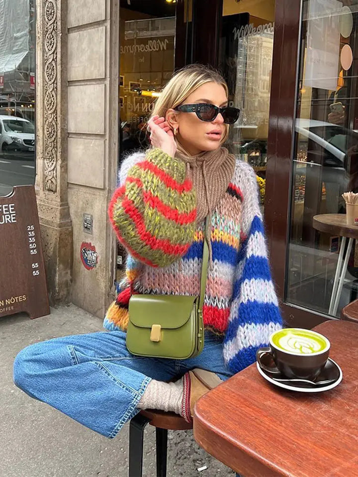 Sophia Kleurrijke Sweater