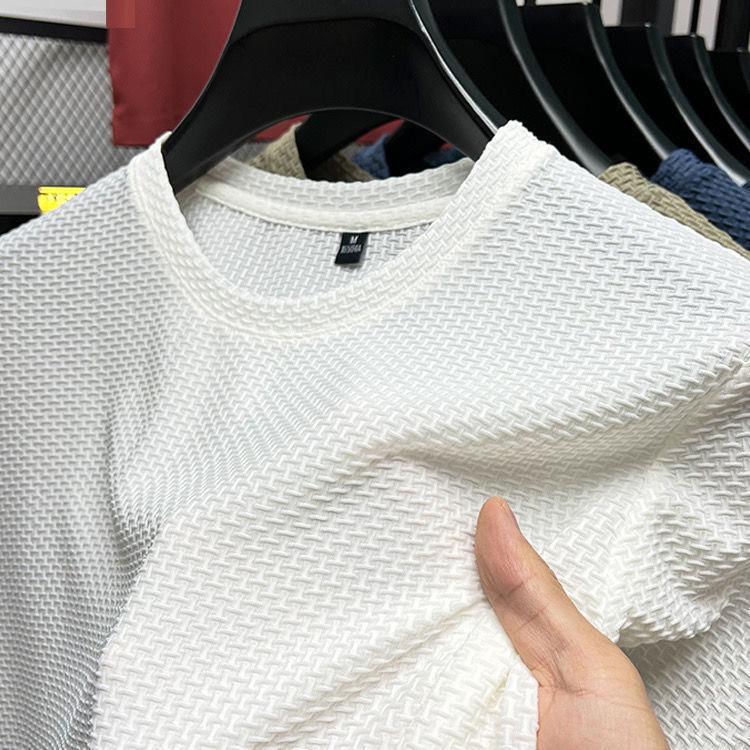 Summer-Ready Mesh Round T-Shirt for Ultimate Breathability