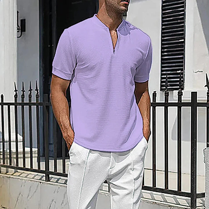 Stylish Short-Sleeve Dress Shirt for Men