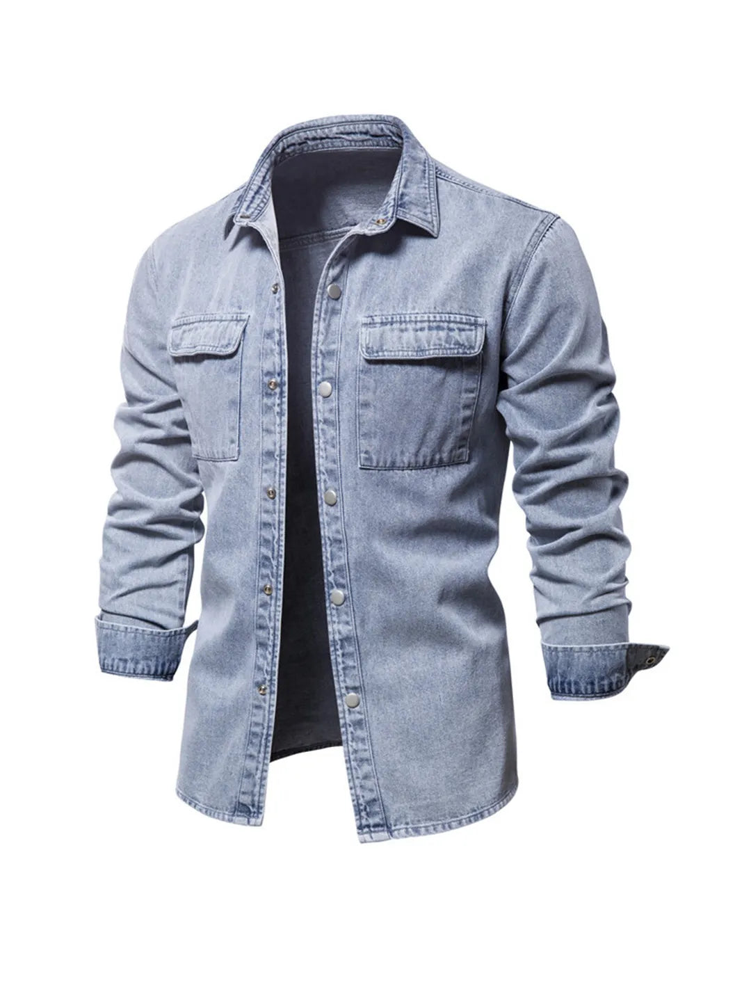 Stylish Men's Denim Shirt for a Classic Look