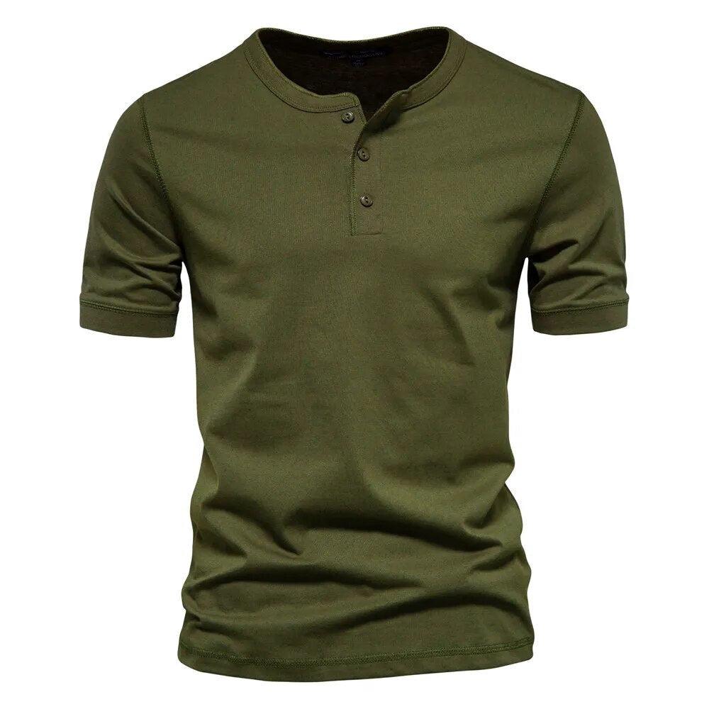 Chic Men’s Cotton Collared T-Shirt – Perfect Blend of Comfort and Style