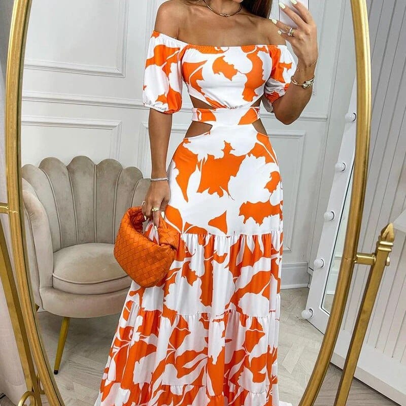 Bella - Elegant off the shoulder-kjole