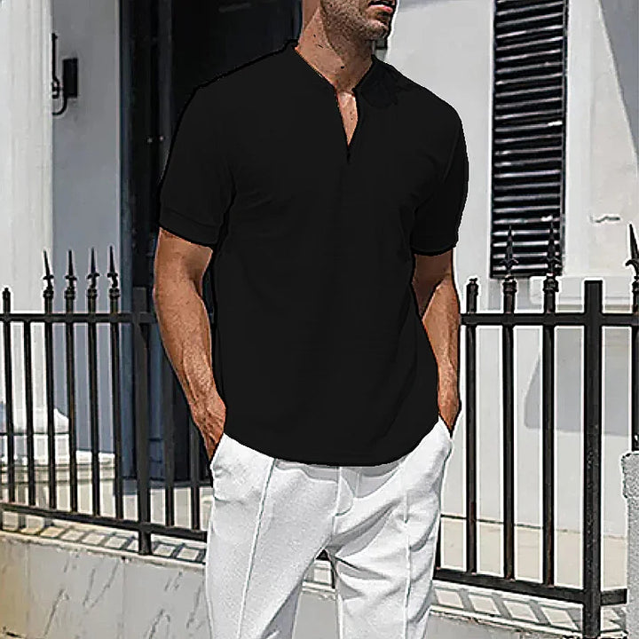 Stylish Short-Sleeve Dress Shirt for Men