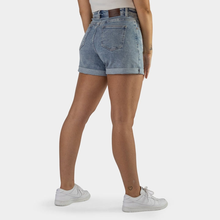 Classic Acid Wash Blue Jean Shorts - Elevate Your Summer Style!