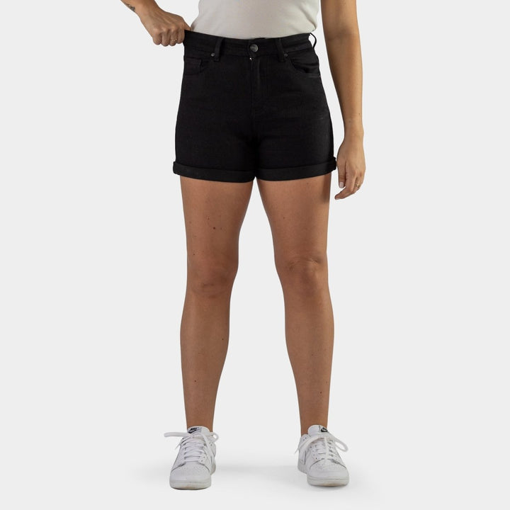 Timeless Black Denim Shorts for Effortless Style