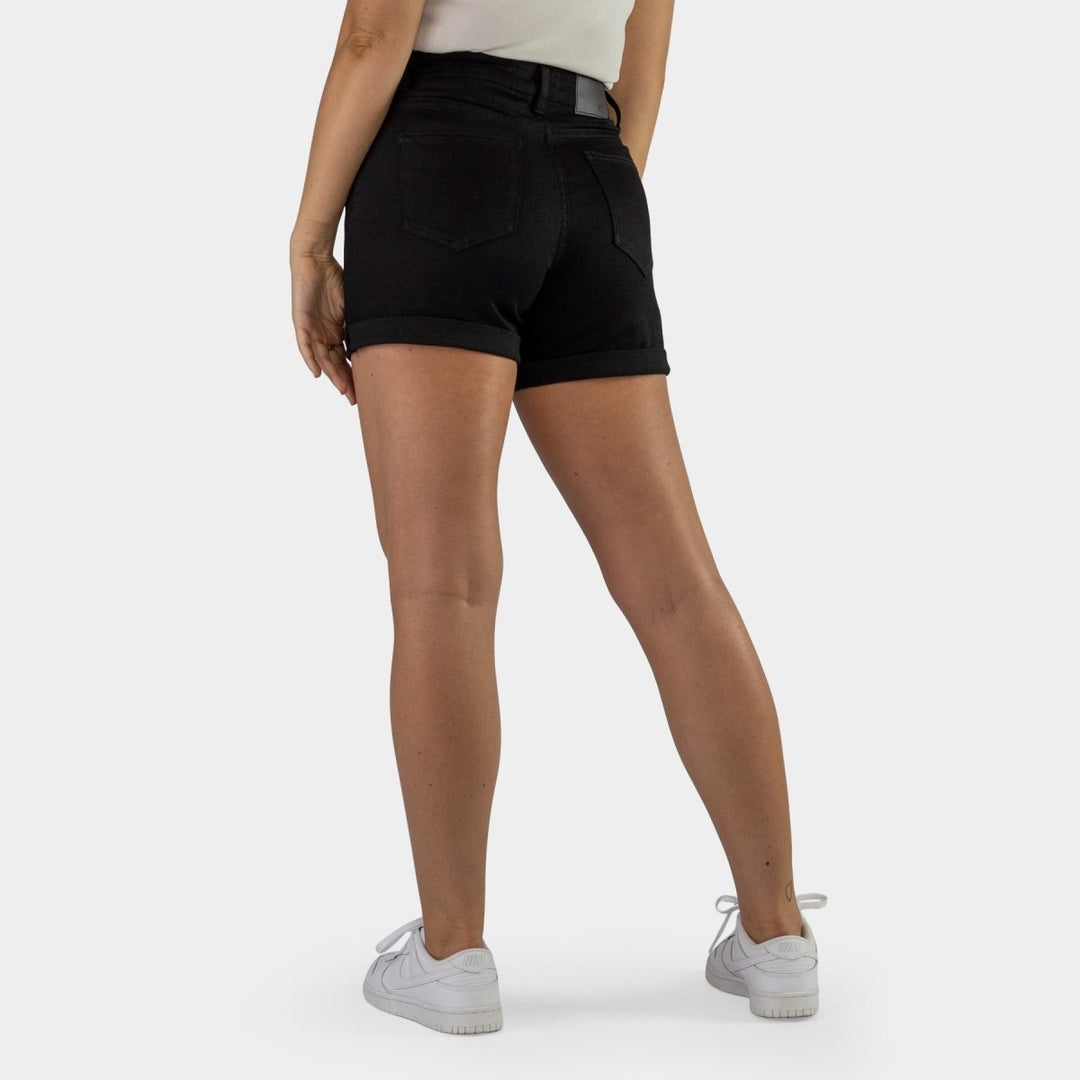 Timeless Black Denim Shorts for Effortless Style