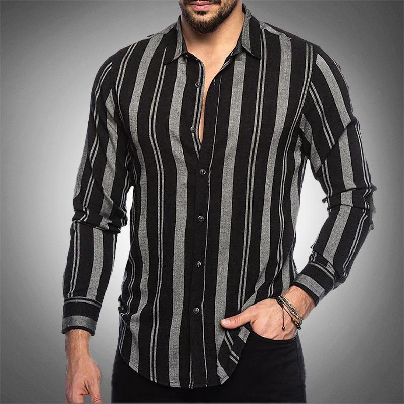Timeless Stripe Elegance Shirt