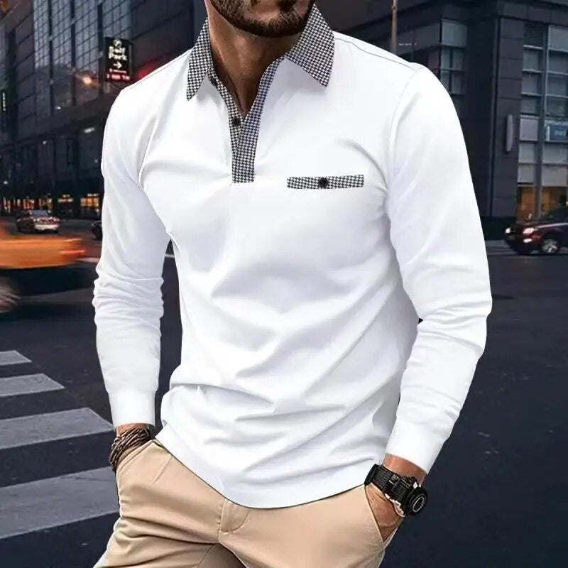 Stylish Long-Sleeve Polo for Ultimate Comfort and Versatility