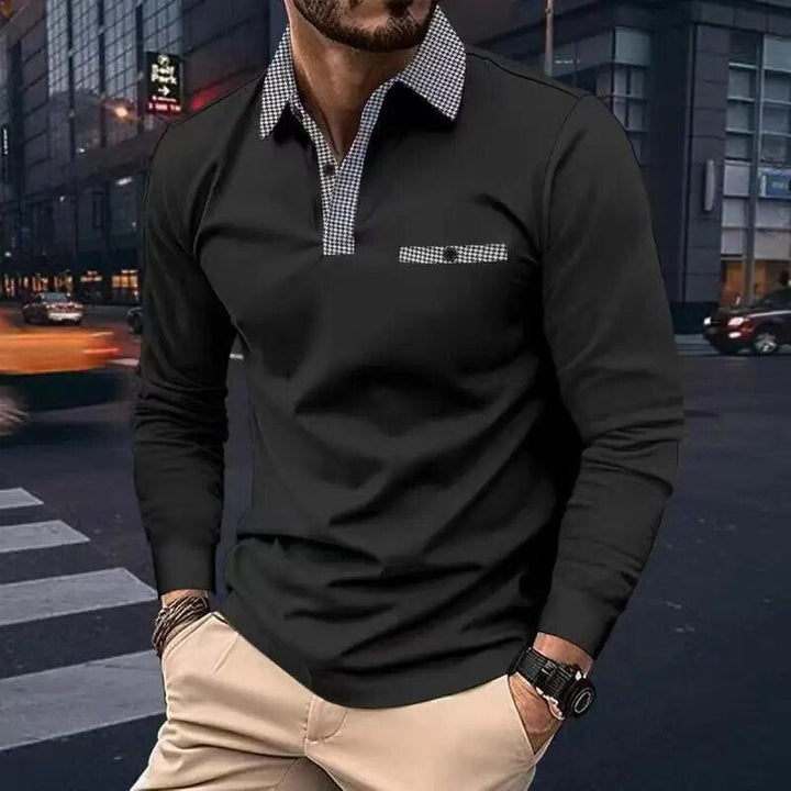 Stylish Long-Sleeve Polo for Ultimate Comfort and Versatility