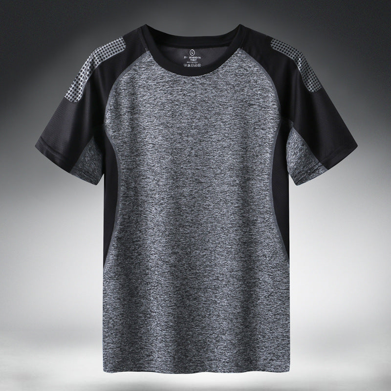 Men's Stylish Quick-Dry Patchwork Activewear Shirt
