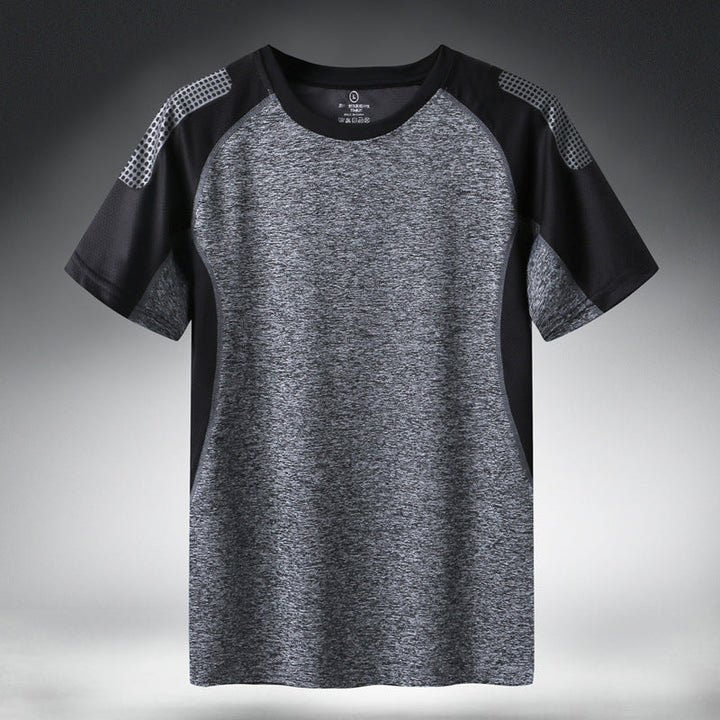 Men's Stylish Quick-Dry Patchwork Activewear Shirt
