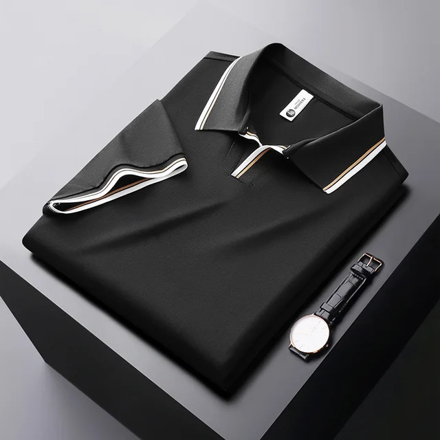 Premium Quality Lapel Polo Shirt for Effortless Style
