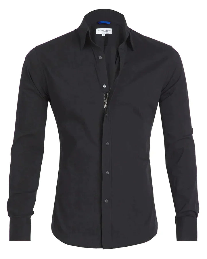 Premium Flex Zip Shirt for Effortless Casual Style