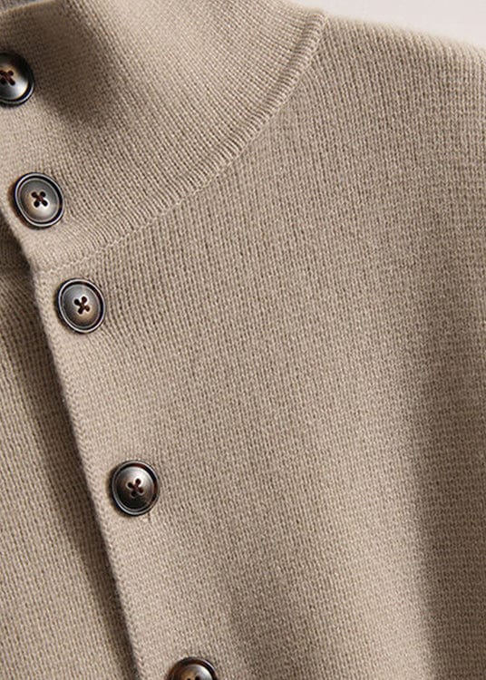 Elen - Stylish Turtleneck Sweater with Button Placket