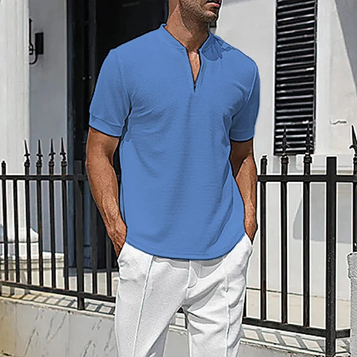 Stylish Short-Sleeve Dress Shirt for Men