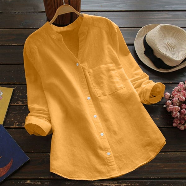 Elegante Leinenbluse für stilbewusste Frauen – Alice