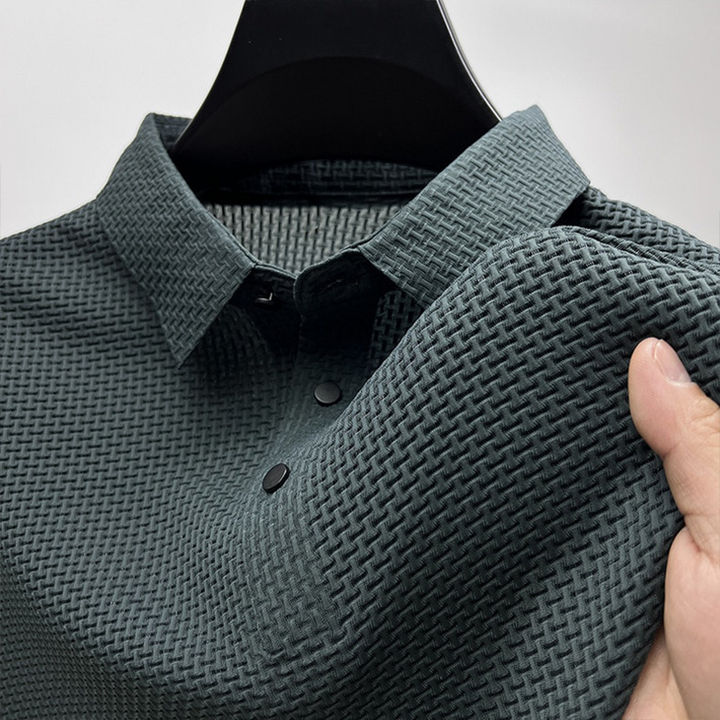 Luxuriously Soft Silk Polo Shirt for Ultimate Comfort