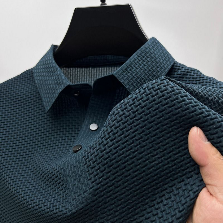 Luxuriously Soft Silk Polo Shirt for Ultimate Comfort