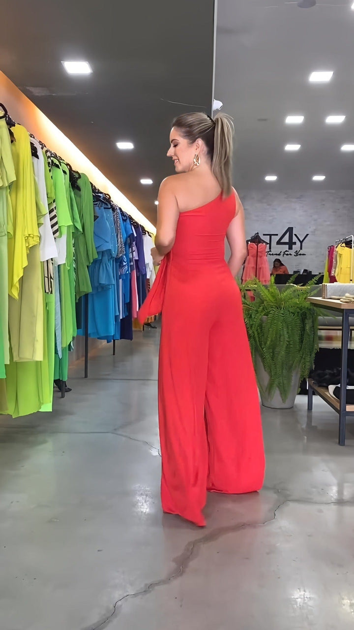Johanna - Mode one-shoulder jumpsuit