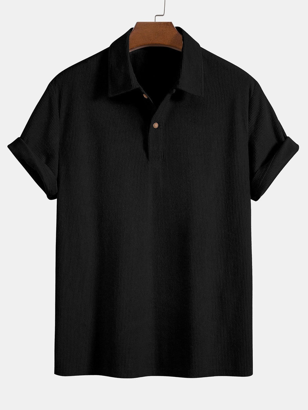 Short Sleeve Corduroy Polo Shirt & Corduroy Shorts