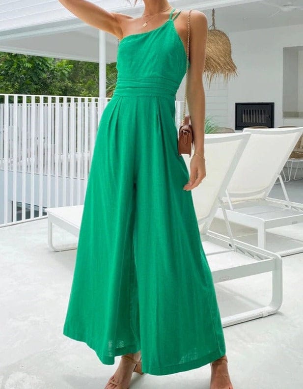 Lori - Elegant jumpsuit med vide ben