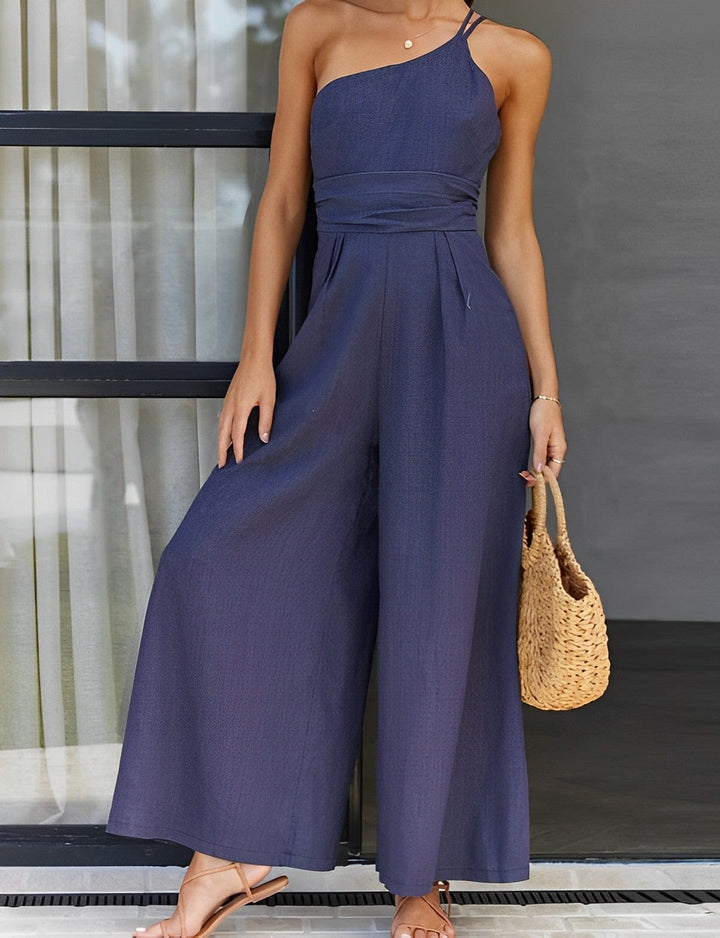 Lori - Elegant jumpsuit med vide ben