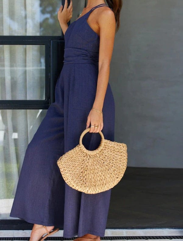 Lori - Elegant jumpsuit med vide ben