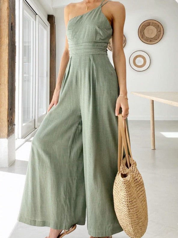 Lori - Elegant jumpsuit med vide ben