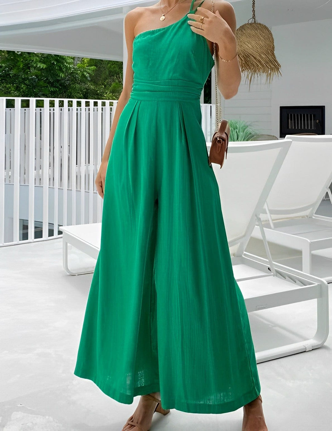 Lori - Elegant jumpsuit med vide ben