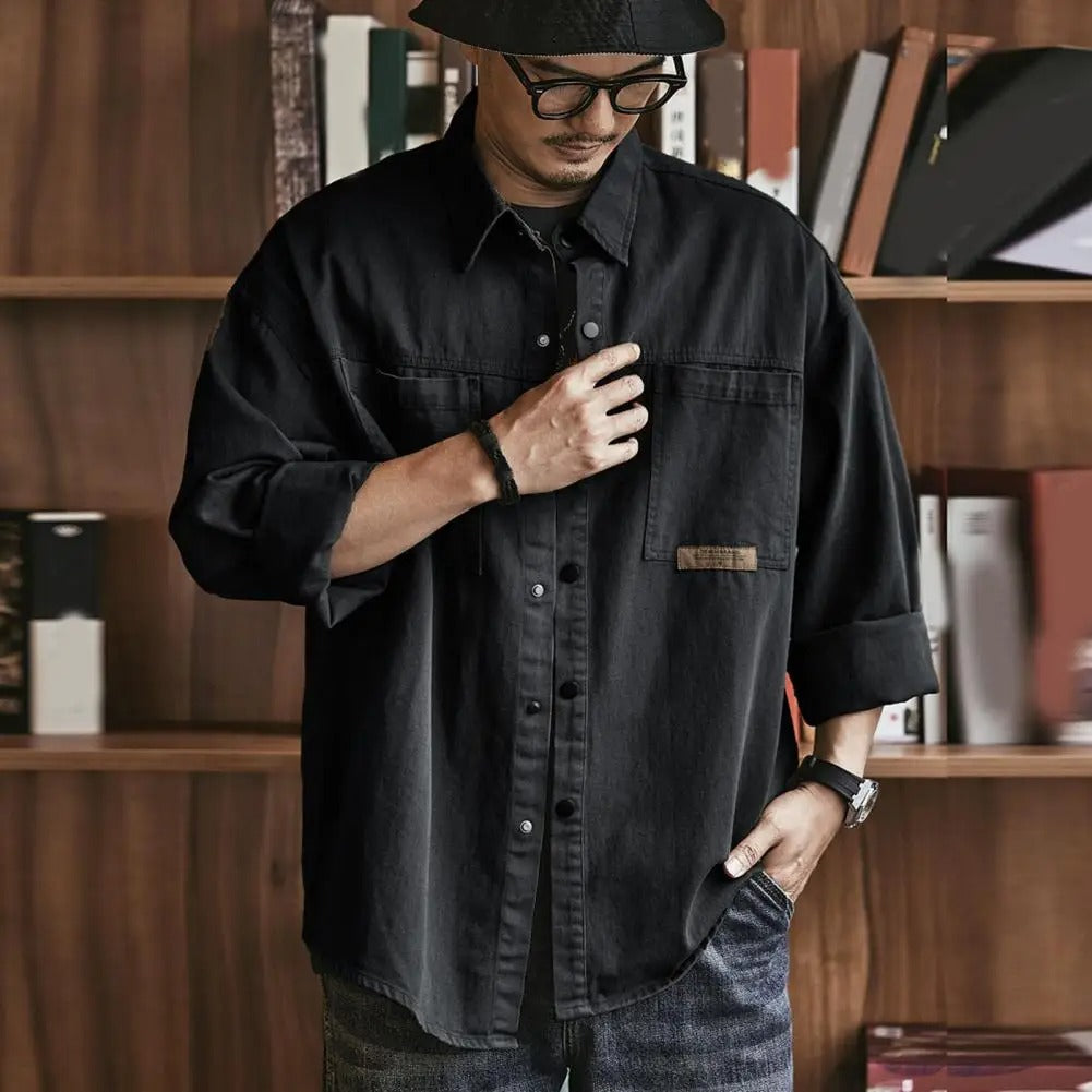 Carson™ Retro Chic Button-Up Shirt