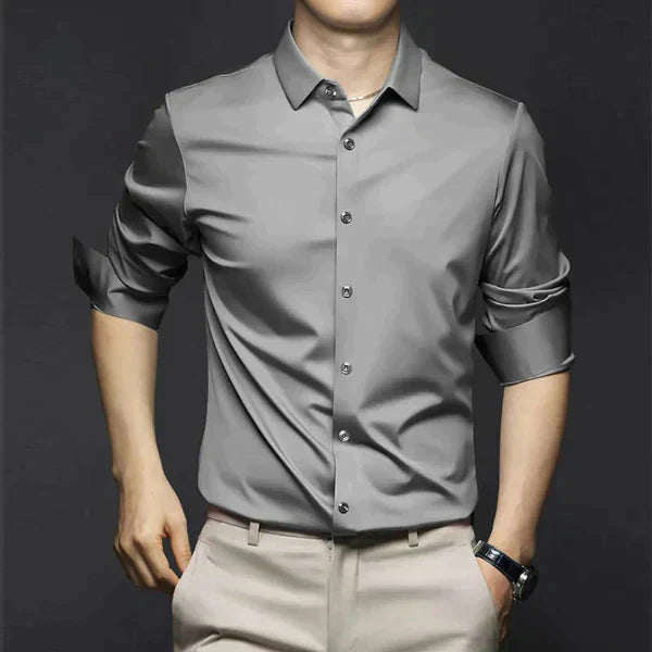 Wrinkle-Free Men's Dress Shirt