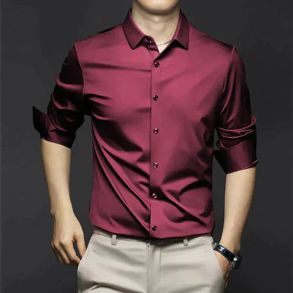 Wrinkle-Free Men's Dress Shirt