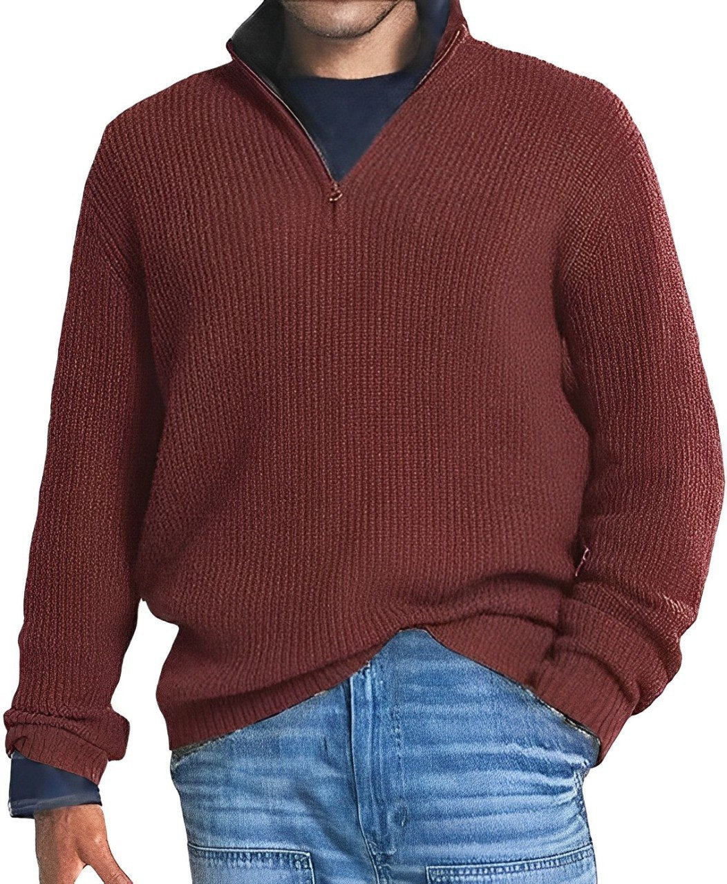 Chic Cotton Knit Sweater