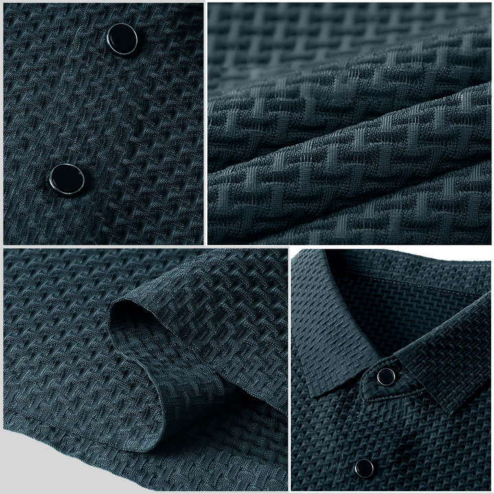 Luxuriously Soft Silk Polo Shirt for Effortless Elegance