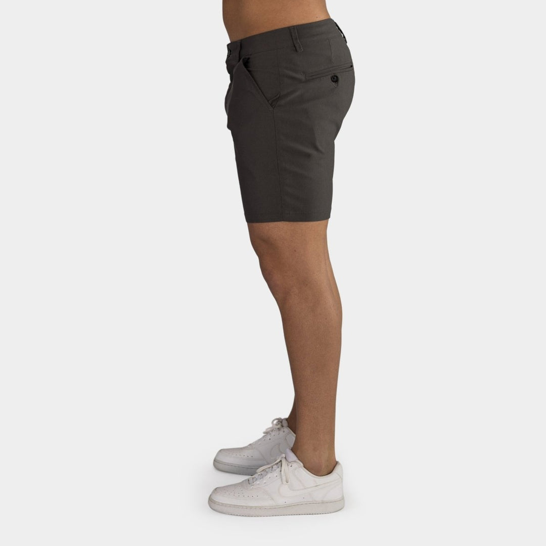 Ultra-Stretch 7" Chino Shorts - Charcoal