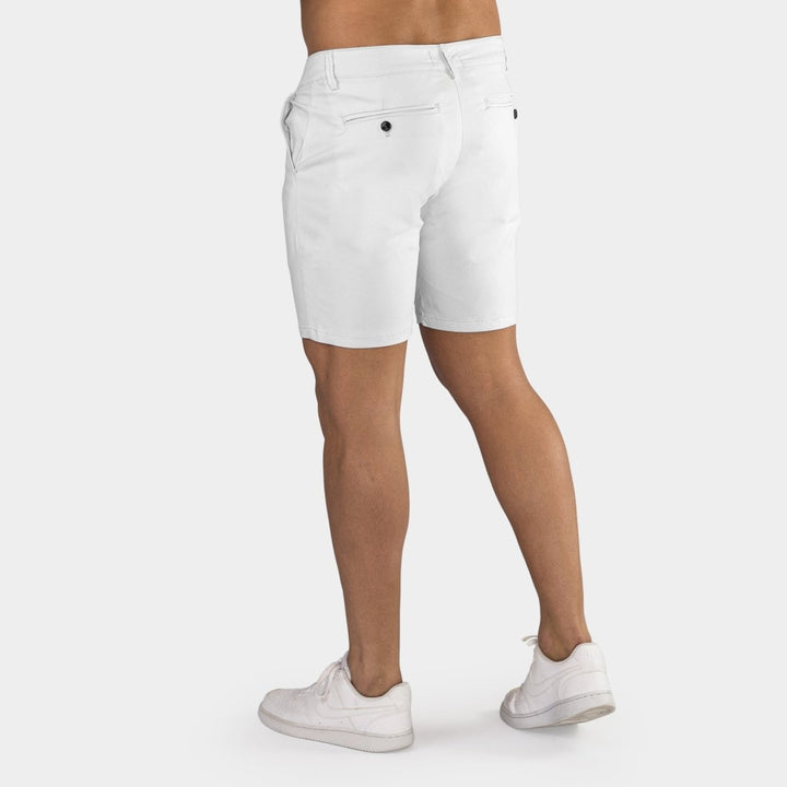 Ultra-Stretch 7" Chino Shorts - White