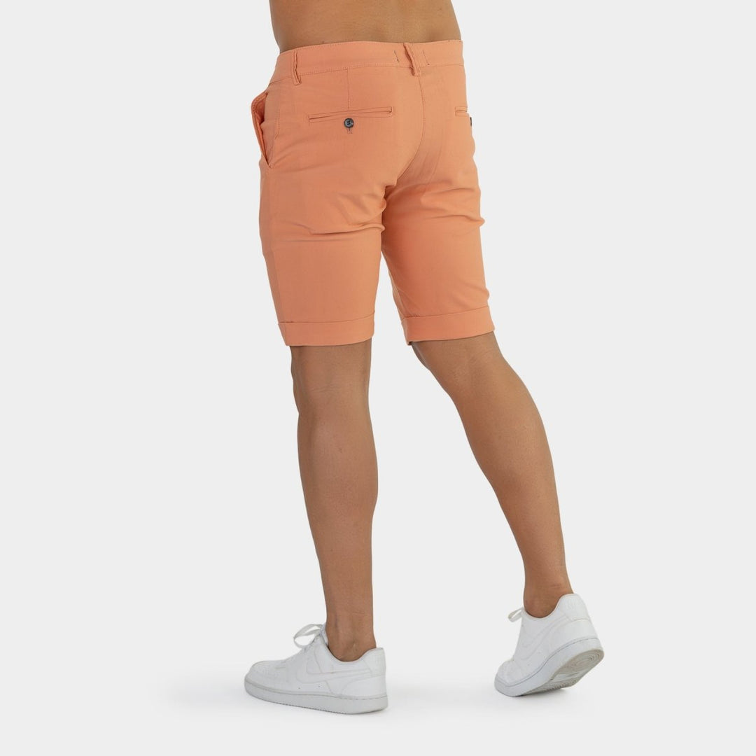 Ultra-Stretch 9” Chino Shorts - Coral