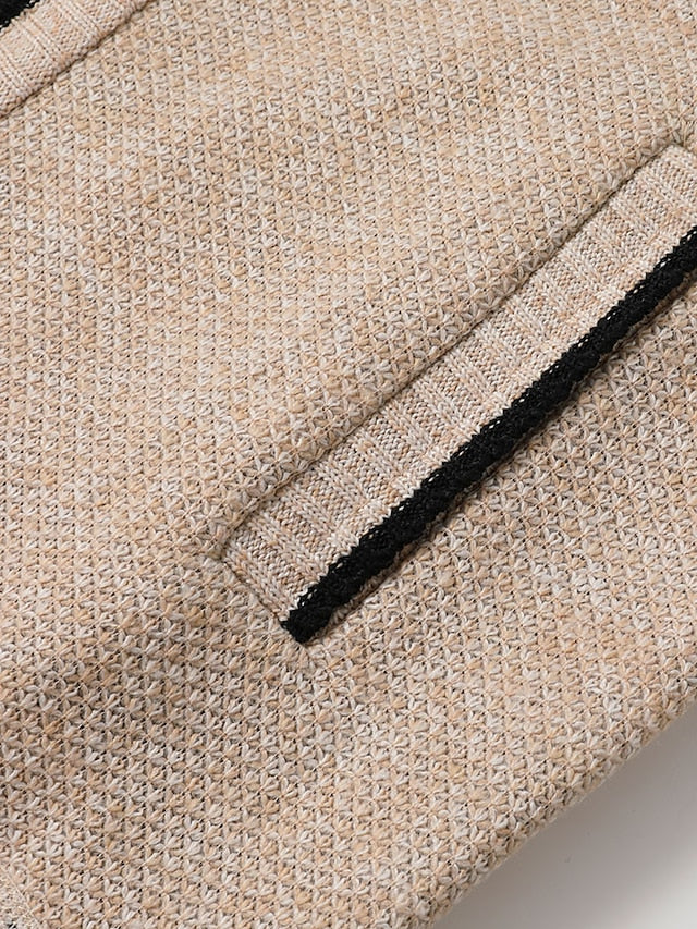 Chic Italian-Designed Knitted Sweater for Men with Stylish Zipper Detail